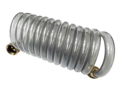 SANFU EVA recoil hose coiled neatly for space-saving storage.