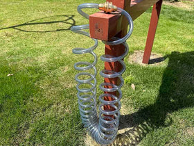 SANFU EVA recoil hose withstands wide temperatures for year-round use.