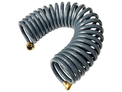 SANFU PU Recoil Hose 25ft compact coil saves deck space.