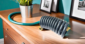 Sanfu PU Recoil Hose ideal for marine use on boats.