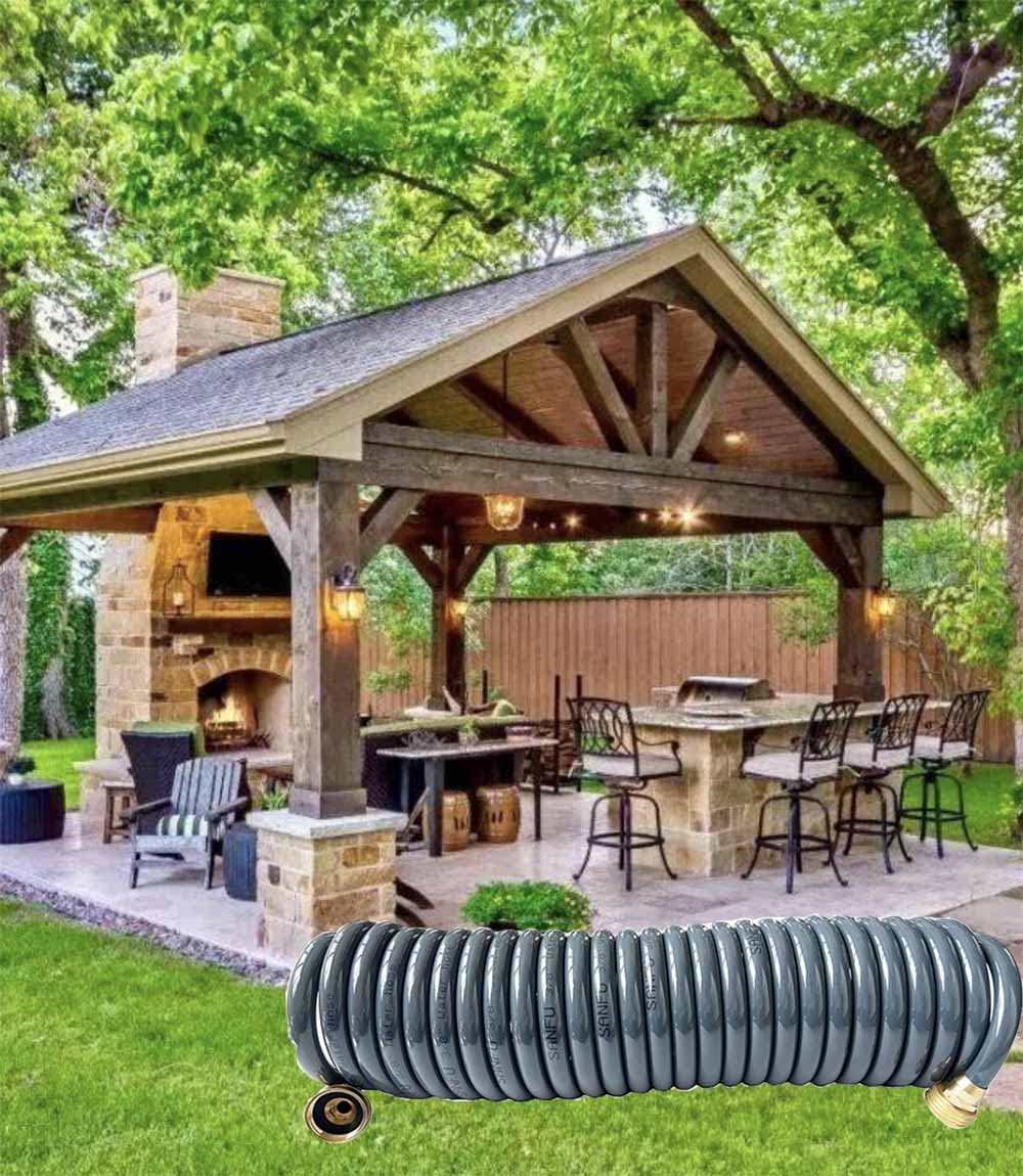 SANFU PU Recoil Hose performs in cold and hot weather.
