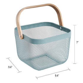 SANHSEHOME harvest basket dimensions 9.4 by 9.4 by 7 inches