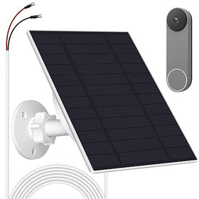 SANKABA solar panel for Google Nest Doorbell powering in daylight for steady charging
