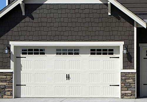SANKINS carriage accents two-pack elevate garage aesthetics with contemporary style.