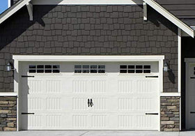 SANKINS carriage accents two-pack elevate garage aesthetics with contemporary style.