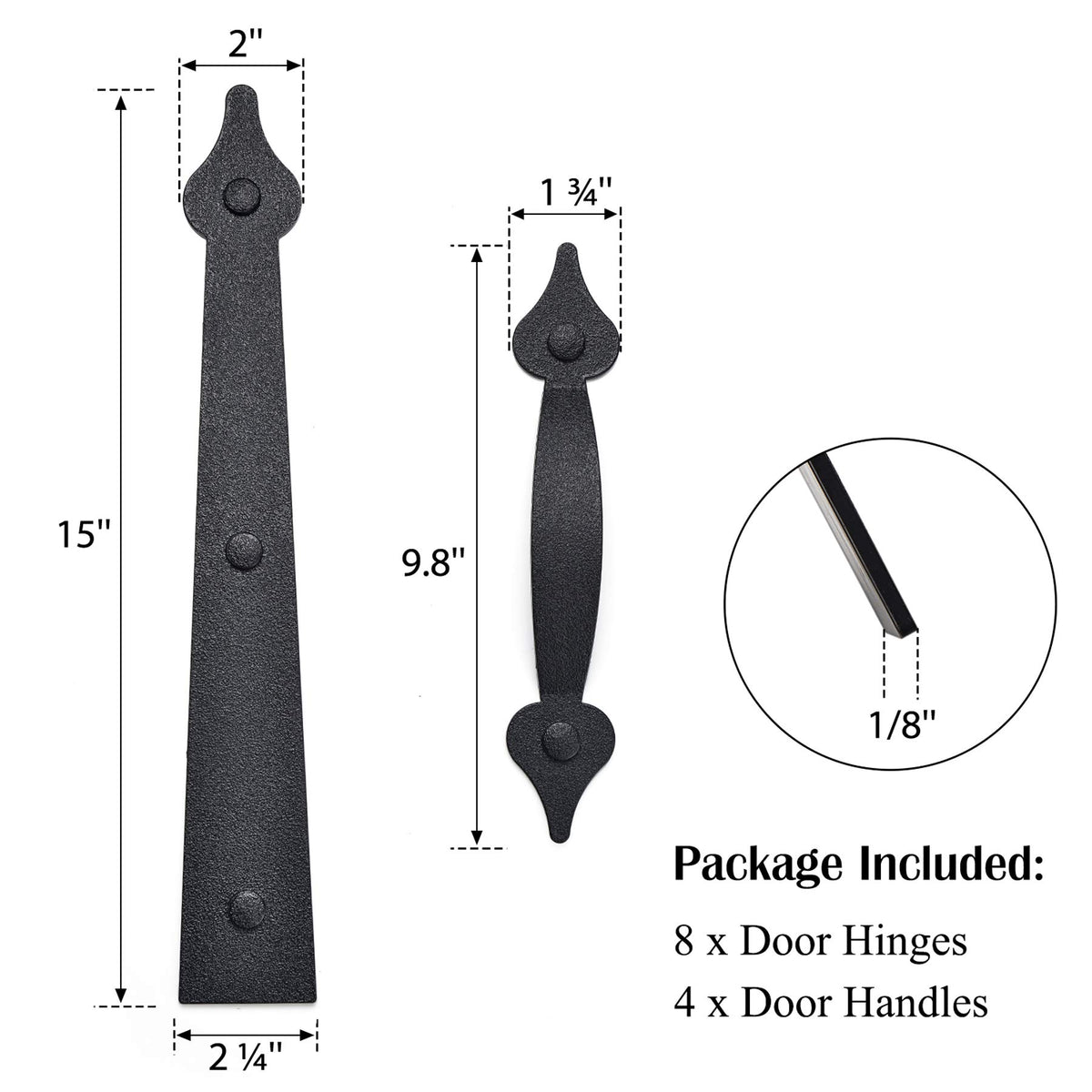 SANKINS magnetic handles on steel doors provide quick, tool-free installation.