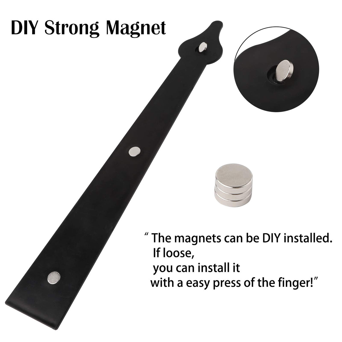 SANKINS black frosted hinges add durable curb appeal to metal doors.