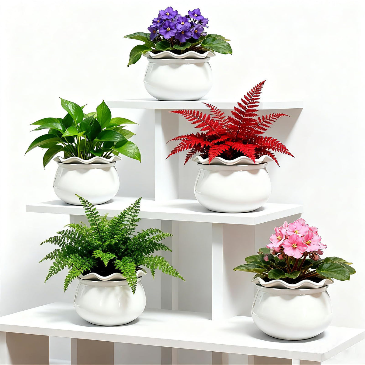 Sanmudecor windowsill display planter adds a compact indoor accent.