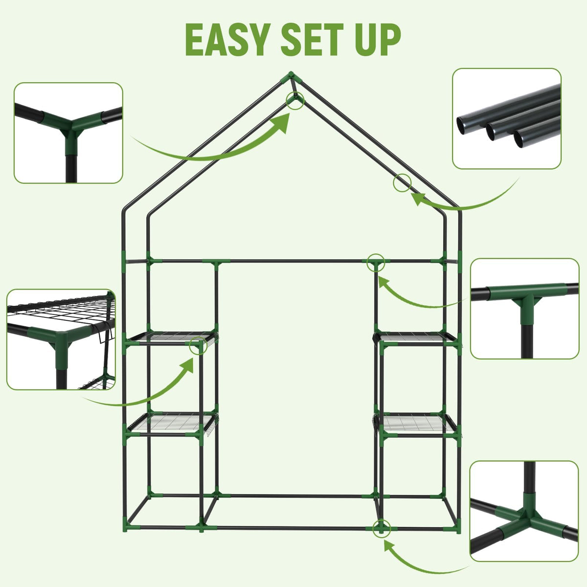 Sannwsg portable relocation feature showing easy seasonal repositioning.