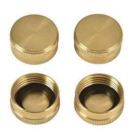Sanpaint 3/4 inch brass end cap ready for leak-free hose storage