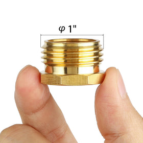 Brass end cap from Sanpaint fits 3/4in GHT fittings for quick connections