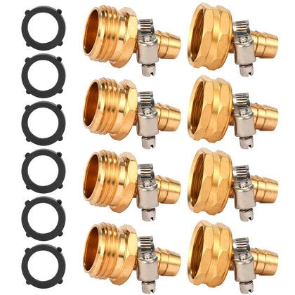 Sanpaint brass garden hose connector male for secure, leak-free connection