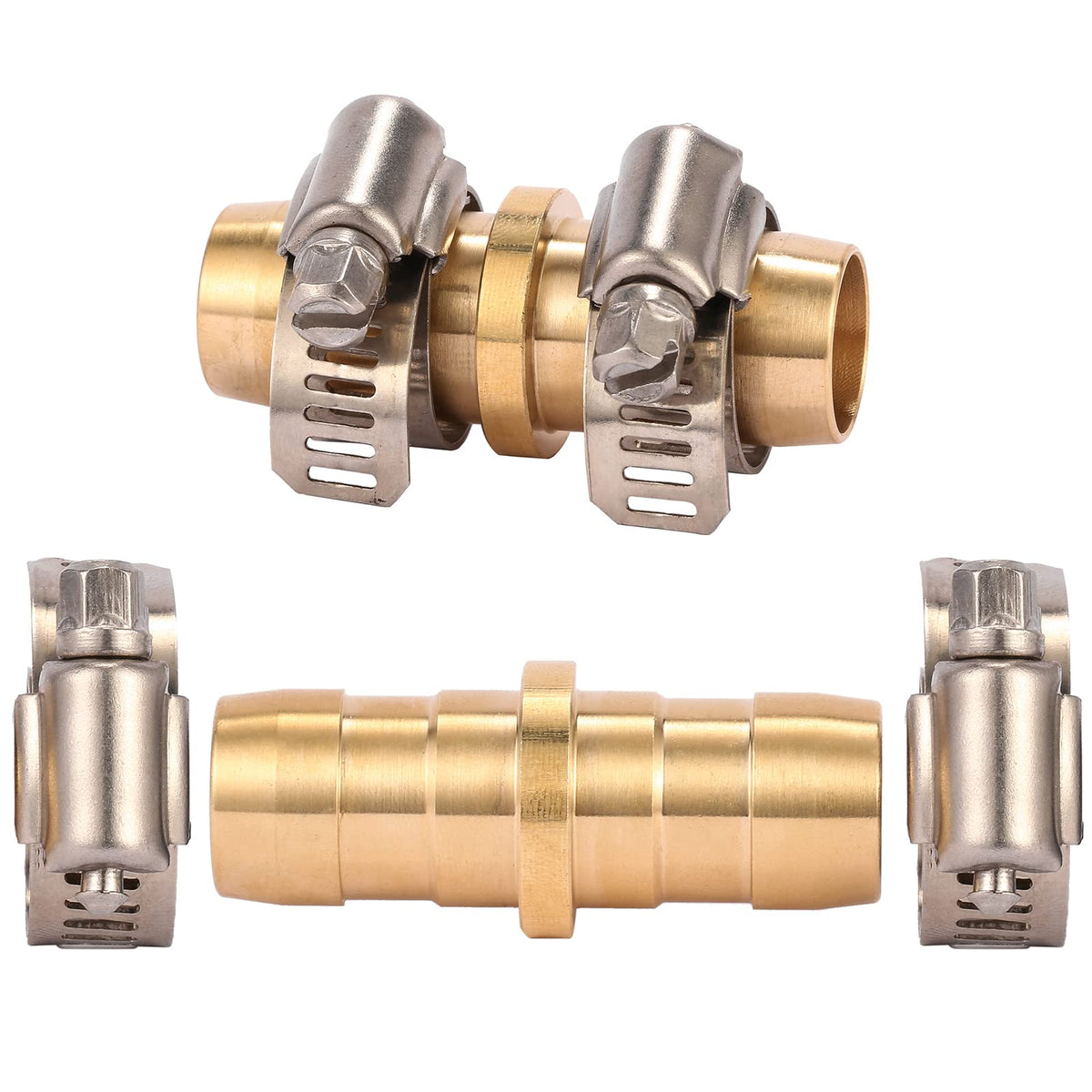 Sanpaint brass garden hose joining connector demonstrates easy installation and reliable connection