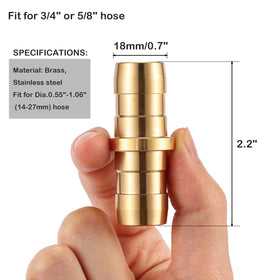 Sanpaint brass connector clamps image highlighting stainless steel clamps for secure fit