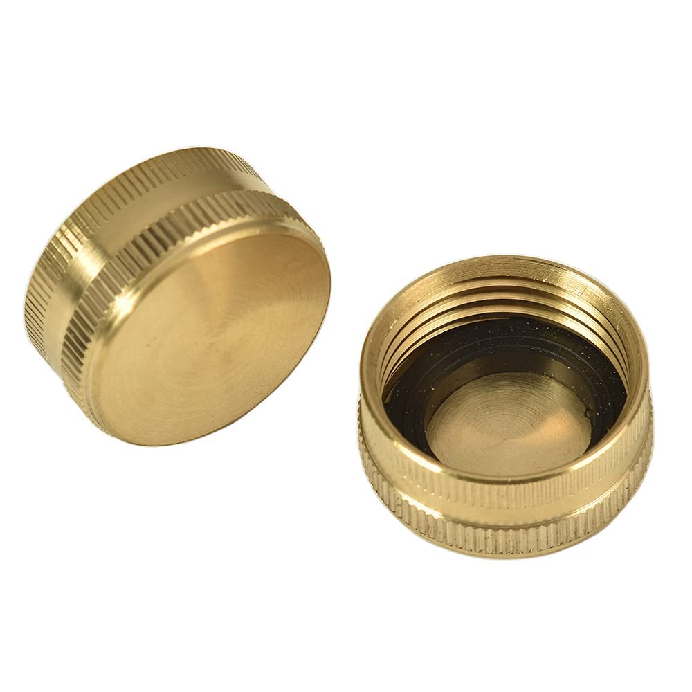 Durable brass construction extends life for seasonal garden use