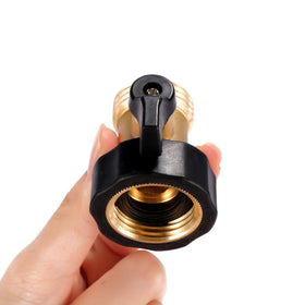 Sanpaint brass valve on-off action highlights quick shut-off and adjustable flow