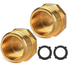 Sanpaint garden irrigation plug brass-threaded 3/4in GHT for hose systems