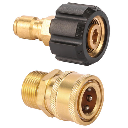 Sanpaint quick-connect kit with M22-15 swivel and 3/8 inch plug for secure connections