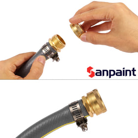 Sanpaint end caps protect fittings during storage and winterization