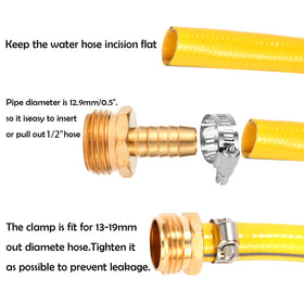 Sanpaint stainless clamp provides strong grip and durability