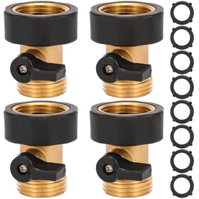 Sanpaint water hose shut-off valve 4-pack for easy, precise water control