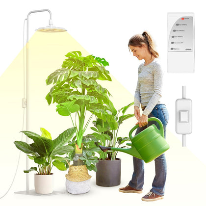 SANSI 100W grow light with full-spectrum illumination for indoor plants