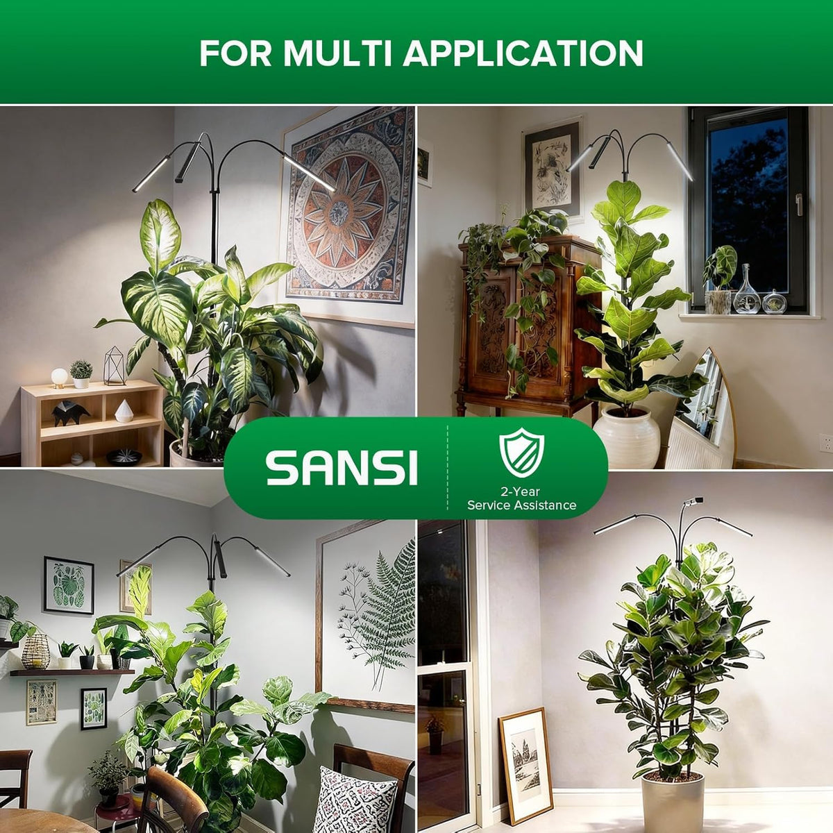SANSI two-year service and support keep you covered.