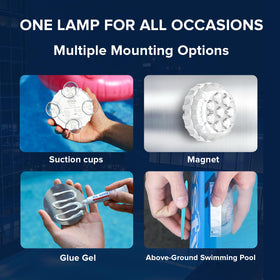 IP68 waterproof and rustproof SANSI pool lights for durability in water