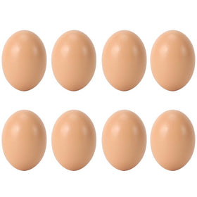 Santtbloom wooden fake egg placed in nesting box to encourage consistent laying.
