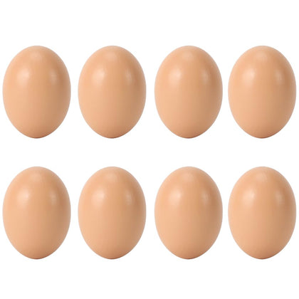 Santtbloom wooden fake egg placed in nesting box to encourage consistent laying.