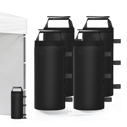 SANUMY 112lbs canopy weights four-pack ready for stable setup on windy beaches