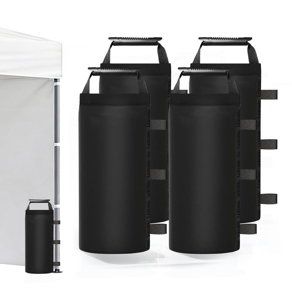 SANUMY 112lbs canopy weights four-pack ready for stable setup on windy beaches