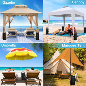 SANUMY wind-resistant outdoor weights suitable for beach, campsite, or festival