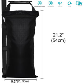 SANWAY canopy weights with Velcro straps wrap tightly around tent legs