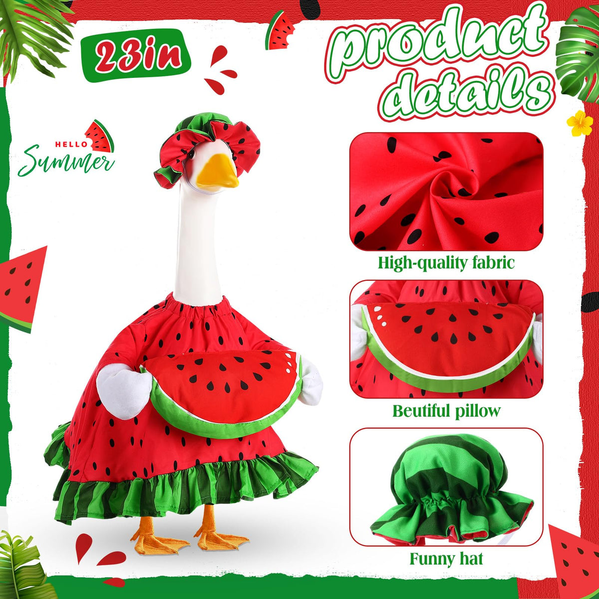 Sanwuta 23 inch goose outfit fits lawn geese for a charming display.
