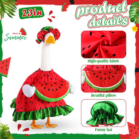 Sanwuta 23 inch goose outfit fits lawn geese for a charming display.