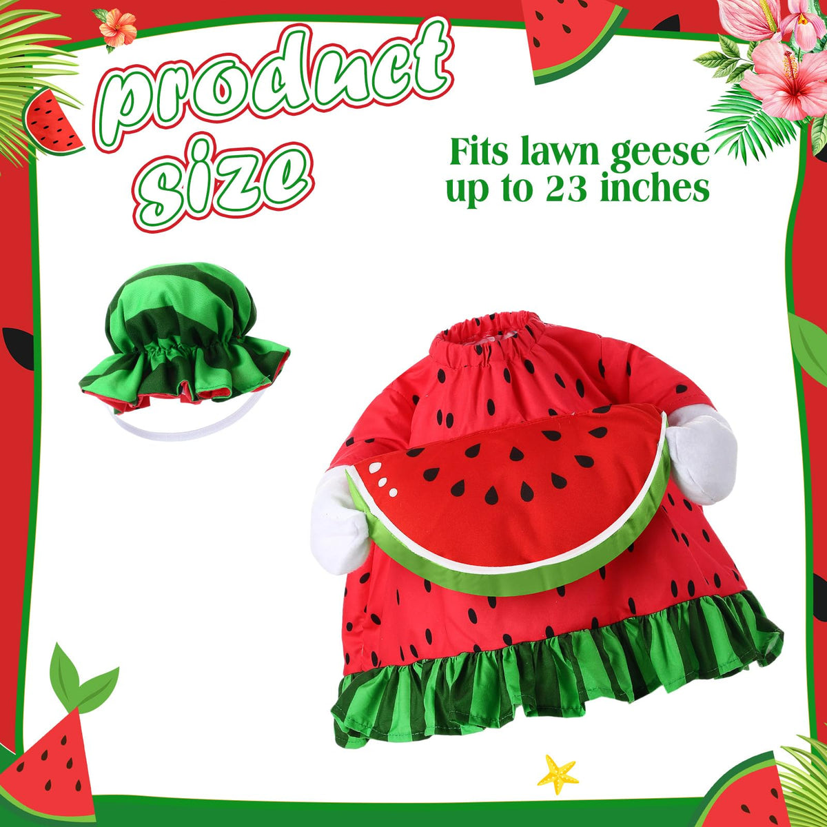 Sanwuta fruit pattern goose outfit brightens outdoor spaces with vibrant summer style.