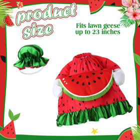 Sanwuta fruit pattern goose outfit brightens outdoor spaces with vibrant summer style.