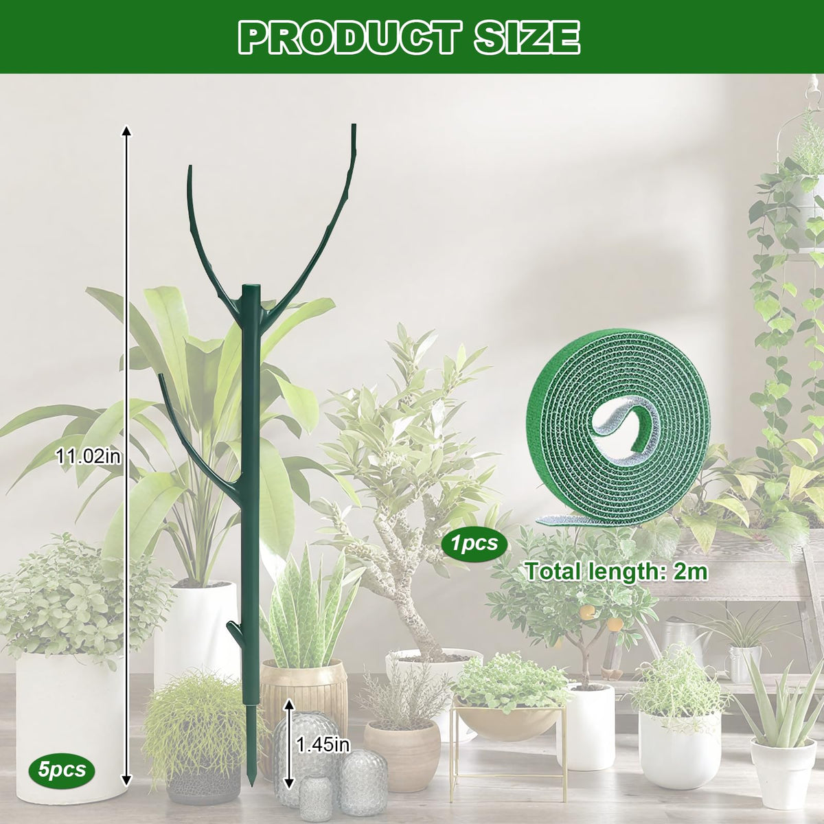 sanzkjic climbing vine stake helps vines grow upright
