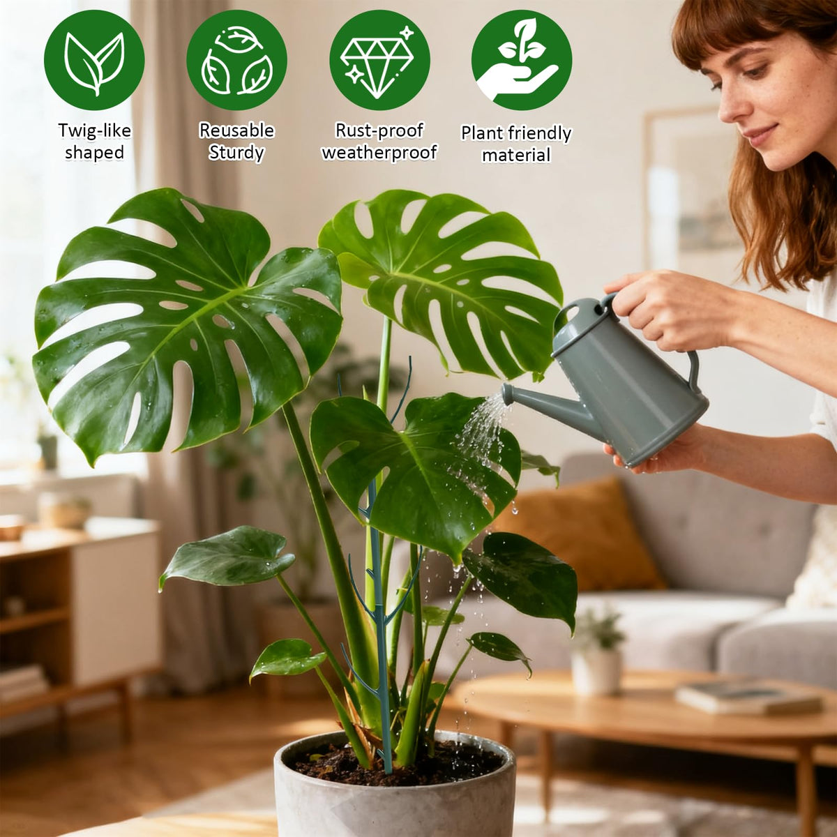 sanzkjic included horticultural tape to secure plants