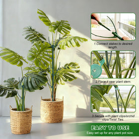 sanzkjic reusable stake set for seasonal reconfiguration