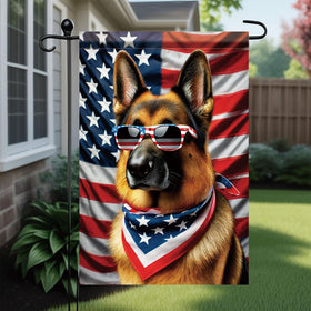 Saoplasa 12x18-inch garden flag; universal size fits most flag stands.