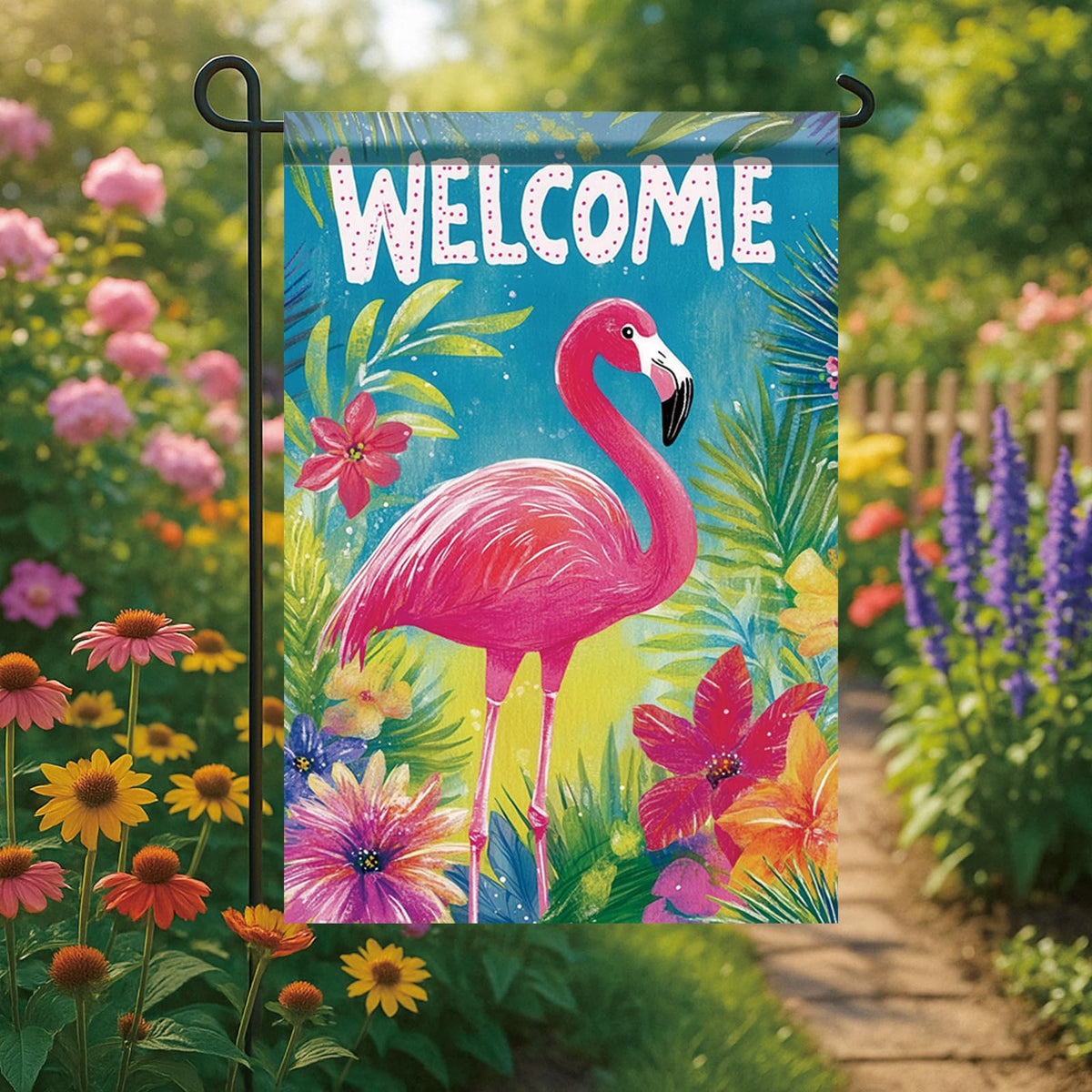 Saoplasa coastal home flag ideal for garden and entryways