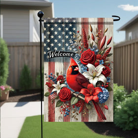 Saoplasa double-sided garden flag ensures readable text from both sides.