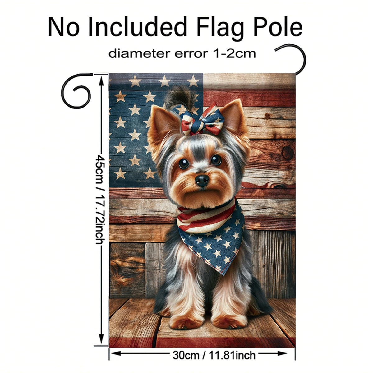 Saoplasa weather- and fade-resistant flag for seasonal celebrations.