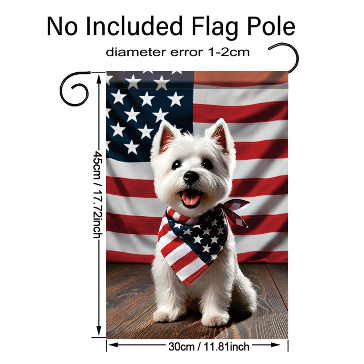 Ideal gift from Saoplasa for dog lovers who celebrate American pride