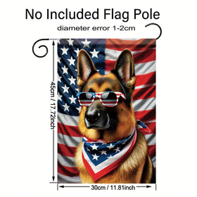 Saoplasa outdoor durable garden flag; long-lasting yard ornament.