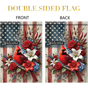 Saoplasa garden decor elevates decks and porches with patriotic charm.