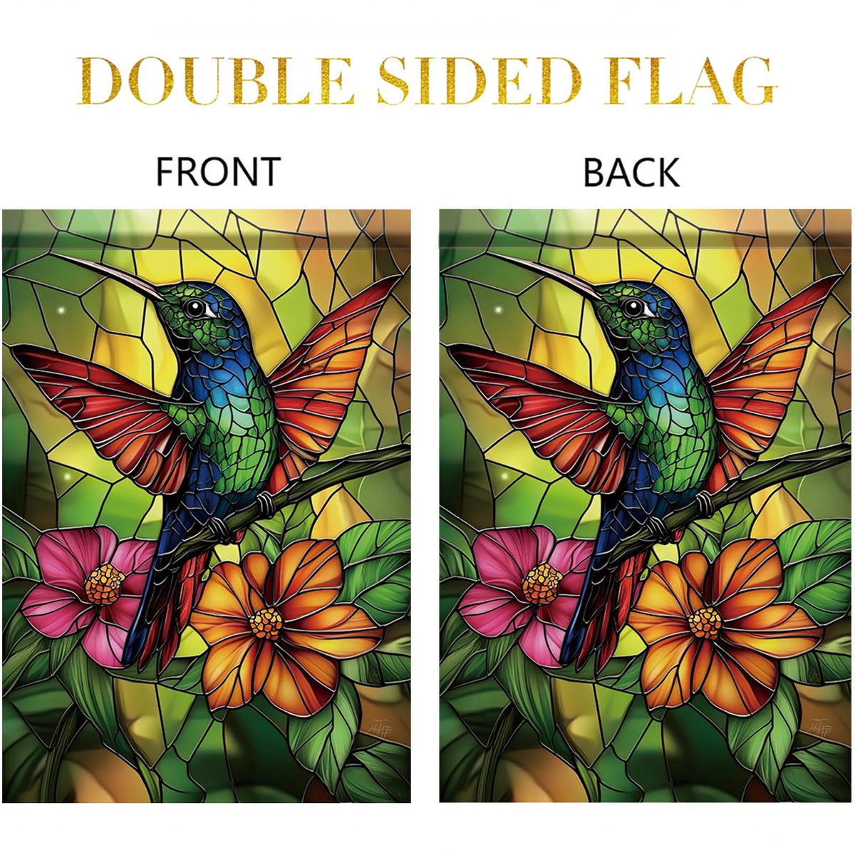 Saoplasa Starlit flag great for porches and fences.