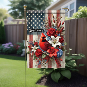 Saoplasa Stars-and-Stripes design provides patriotic flair from every angle.